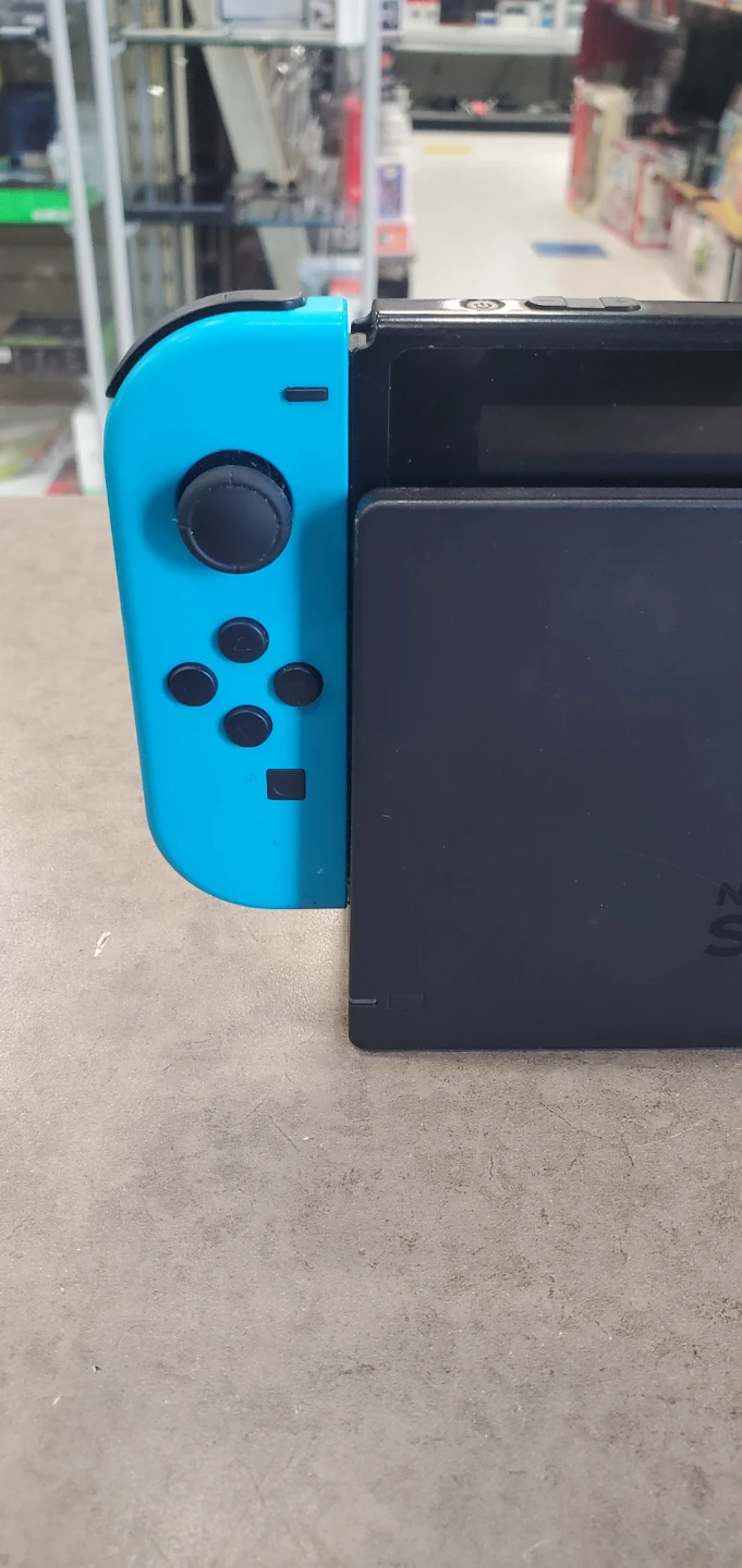 Nintendo Switch Console with Neon Controllers - photo 2