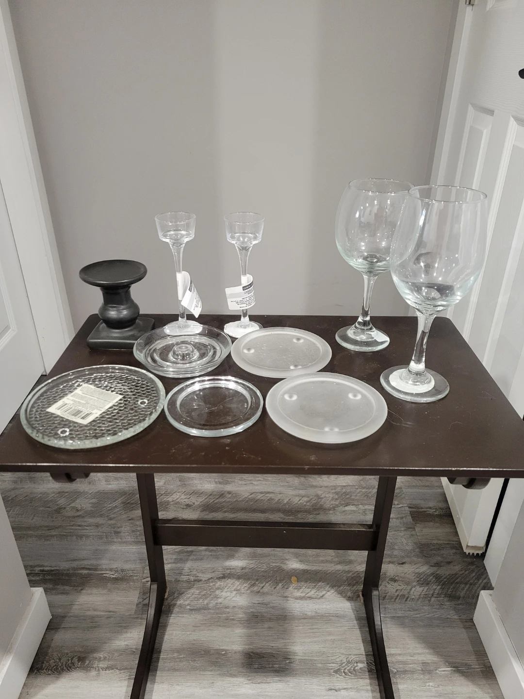 Candle Plates and Holders (50 cents each)