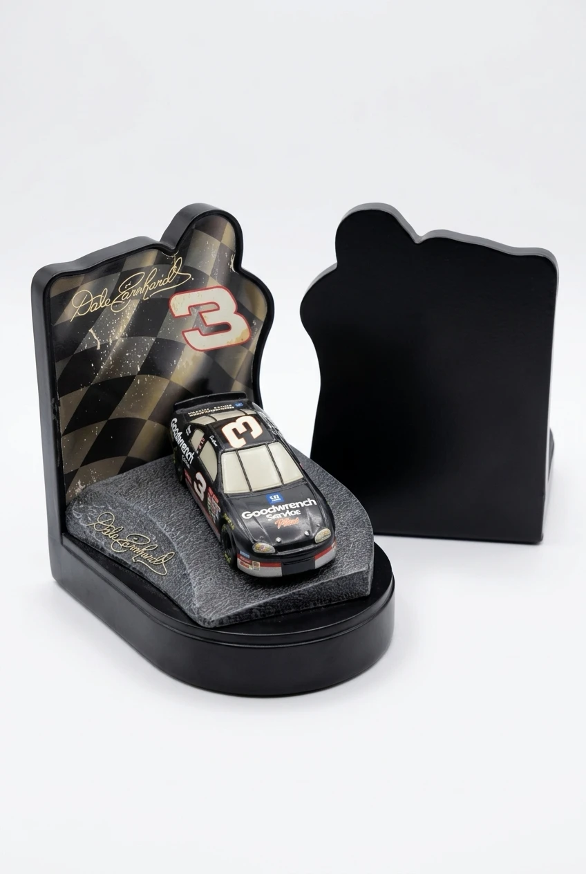 Dale Earnhardt Sr. #3 NASCAR Winner's Circle Bookends - photo 2