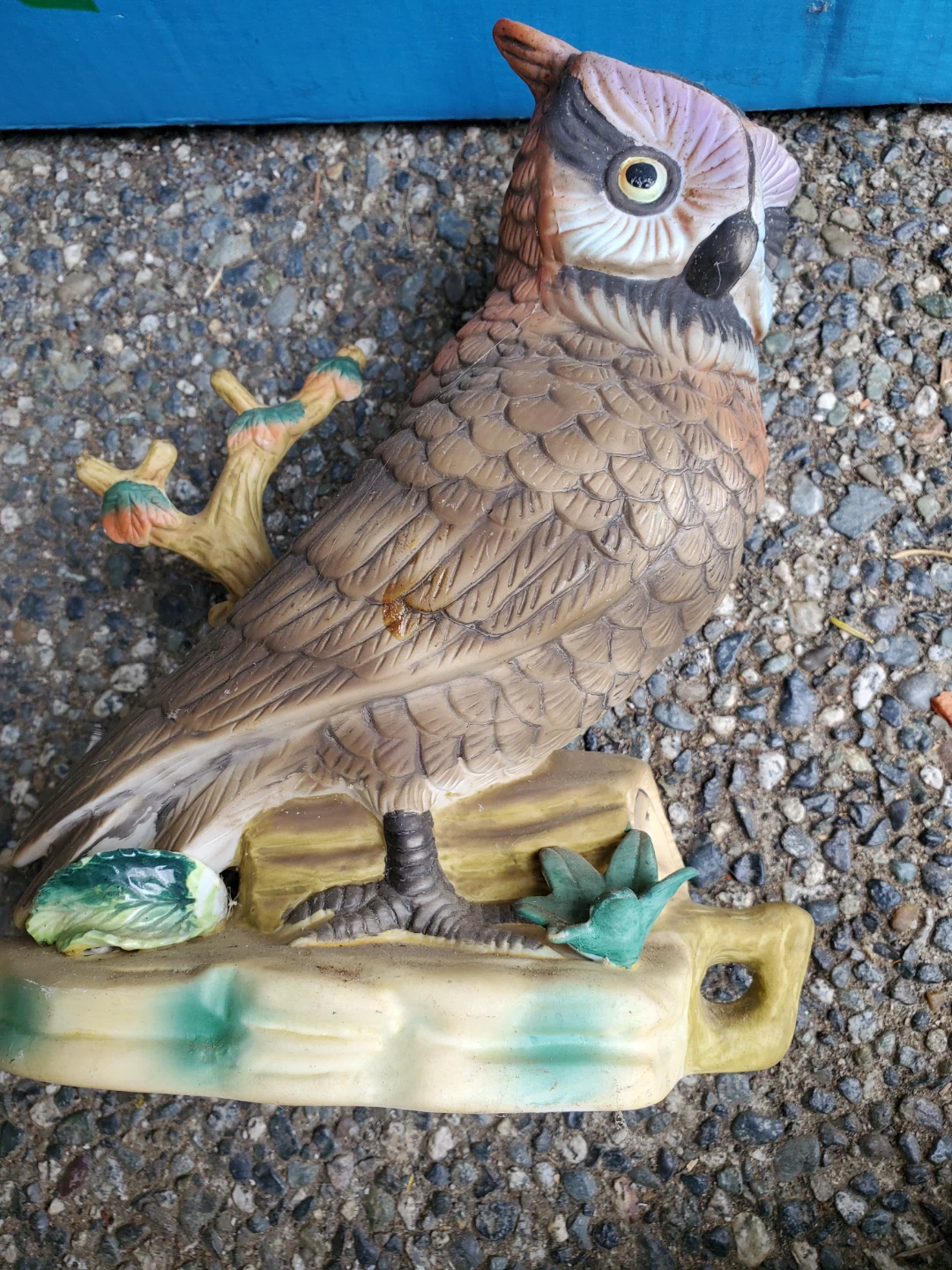 Ceramic Owl Figurine