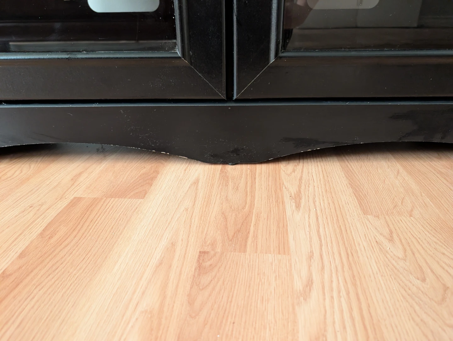 Black TV stand media console - photo 2