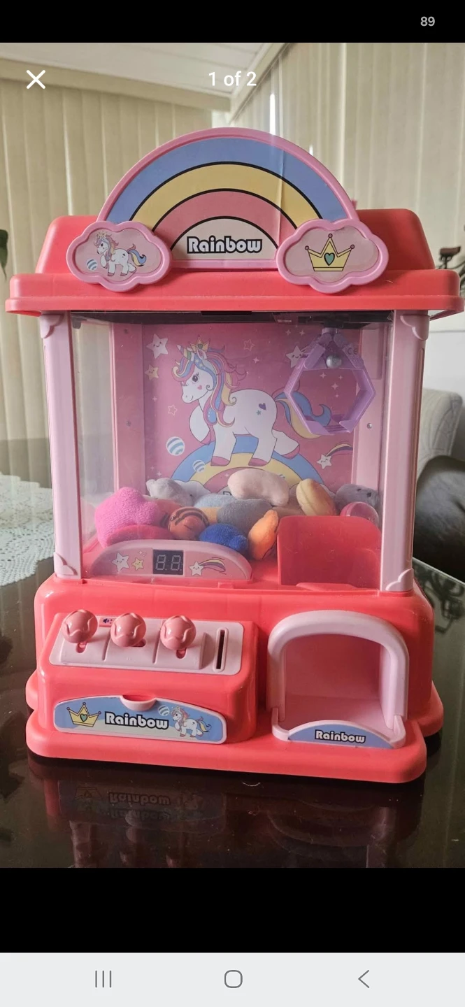 Rainbow Claw Machine Toy