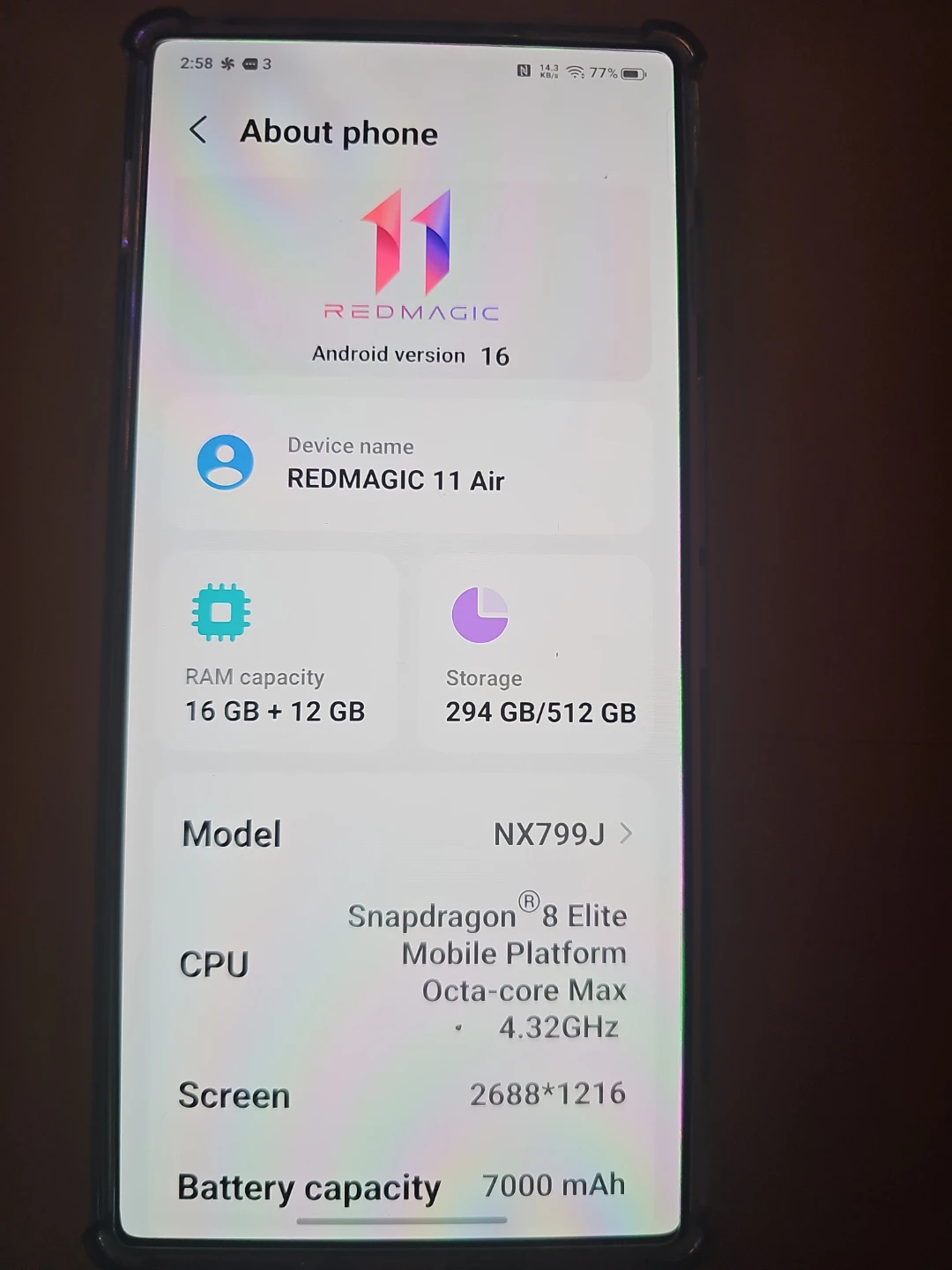 RedMagic 11 Air Smartphone - photo 3