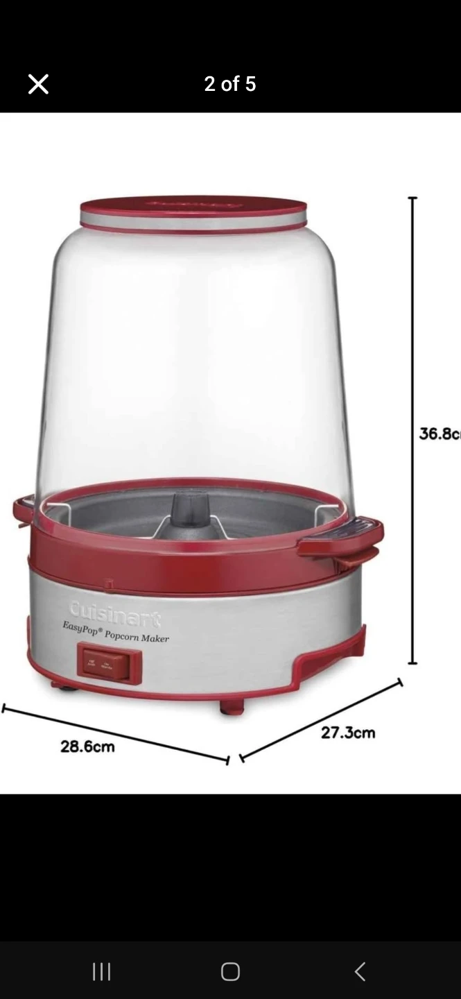 Cuisinart EasyPop Popcorn Maker - photo 2