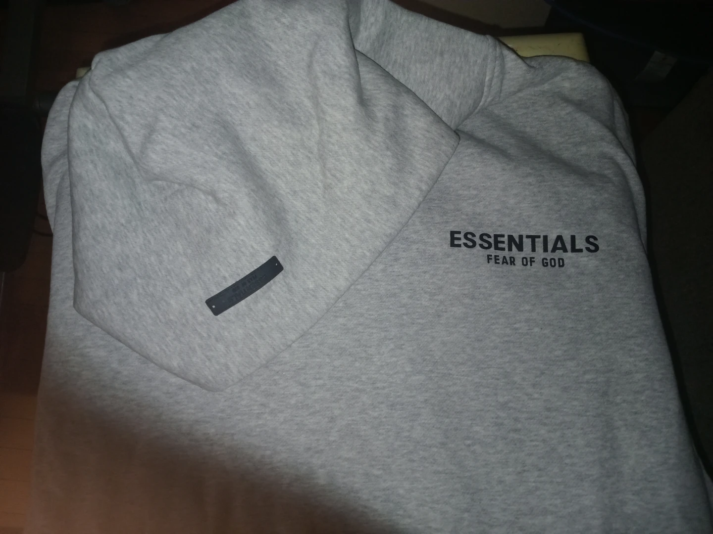 Essentials Fear of God Hoodie - Grey - Medium - photo 3