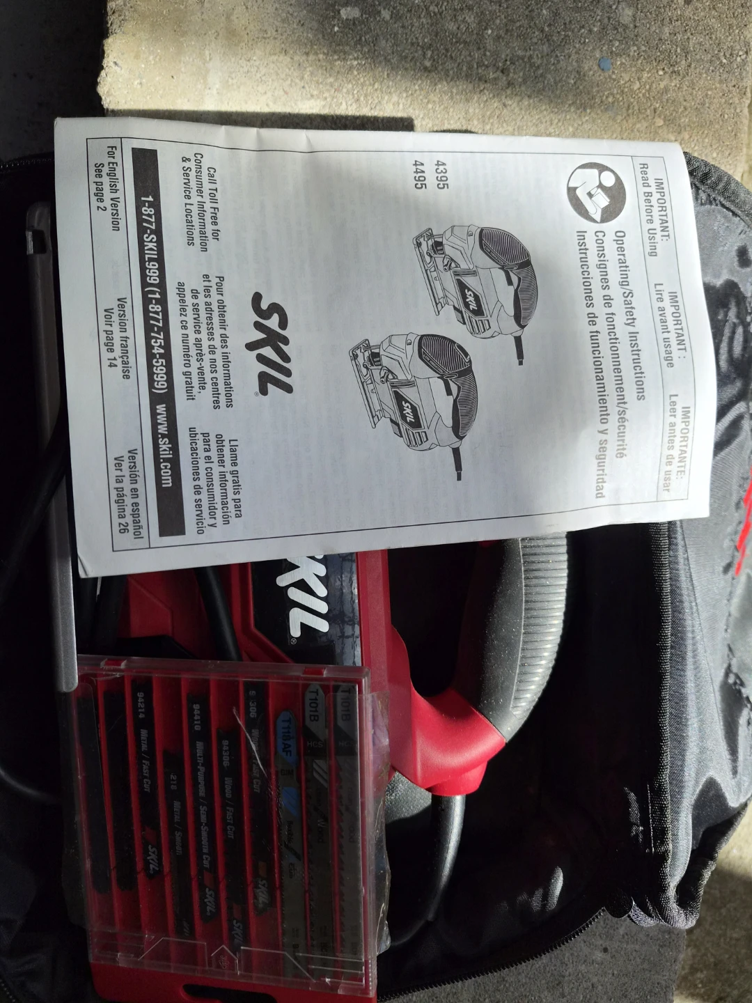 SKIL 4395 Jigsaw with Carrying Case and Blades - photo 4