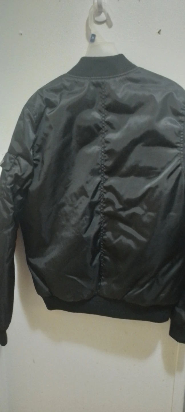Eagle Square Black Bomber Jacket - photo 4