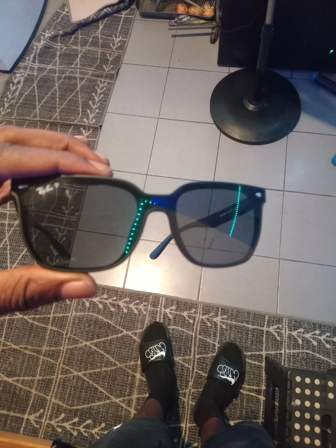 Polarized raybans sunglasses