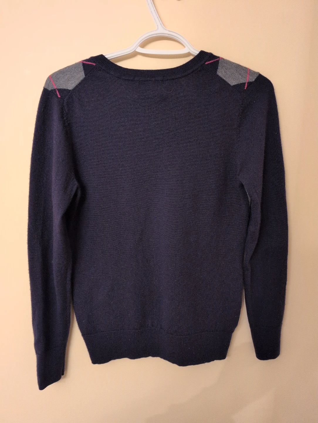 Jessica Collection Argyle V-Neck Sweater - photo 2