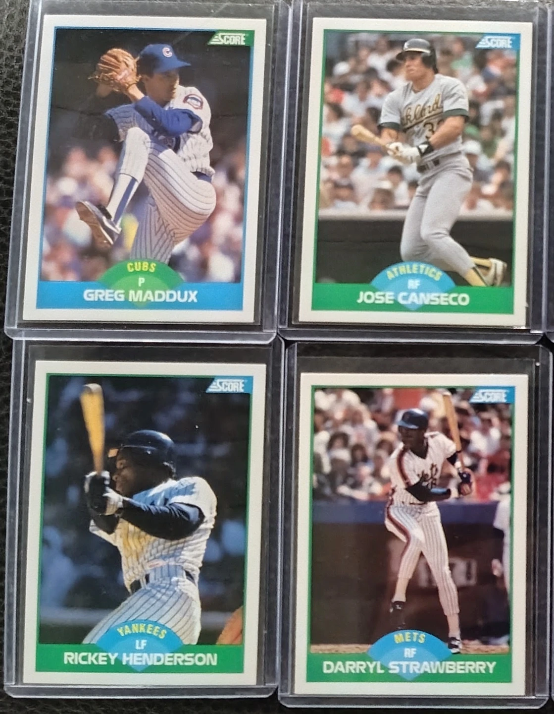 Lot of 8 Vintage 1989 Score MLB Baseball Cards - photo 3