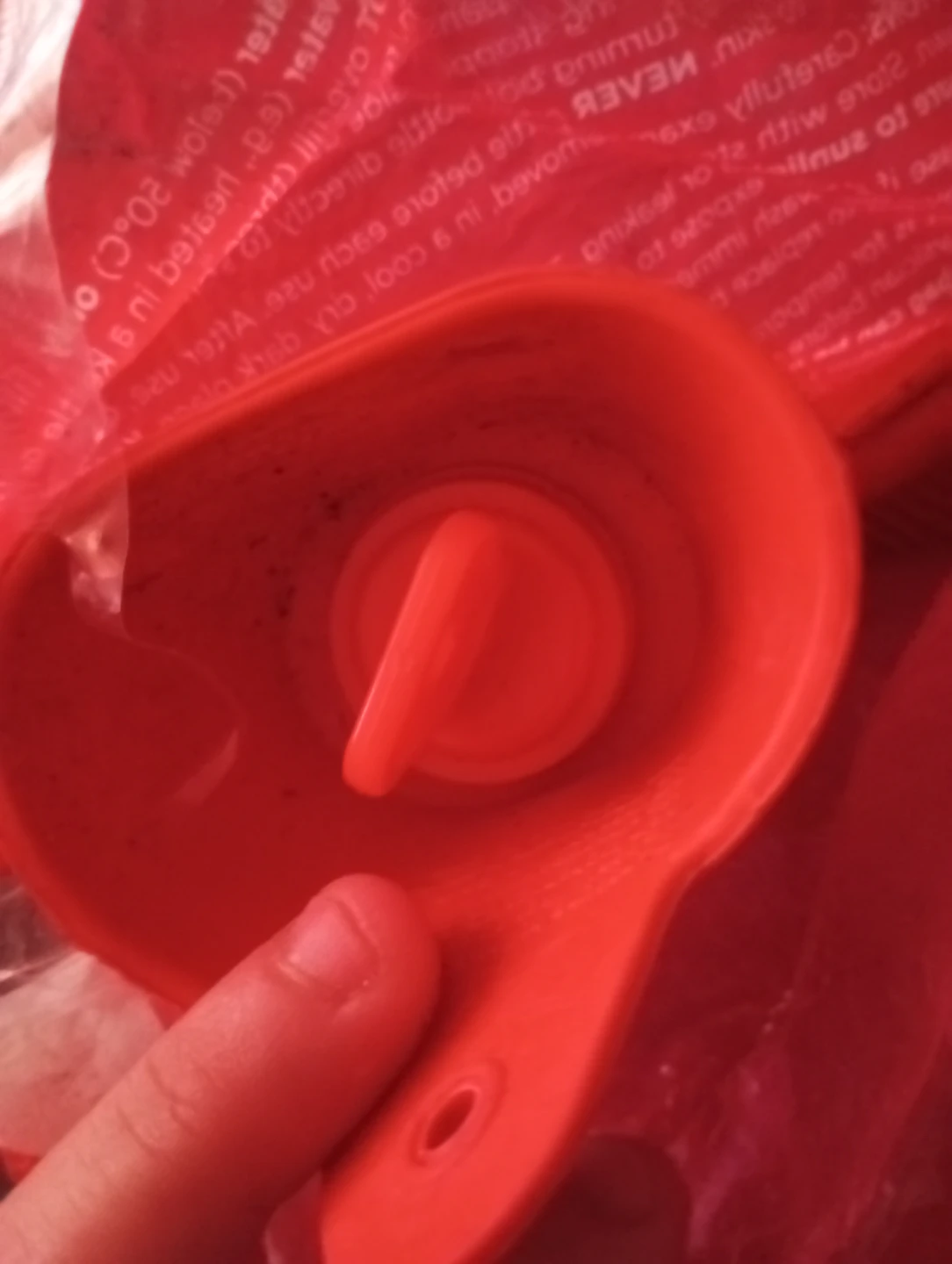 Red -Hot Water Bottle - photo 2
