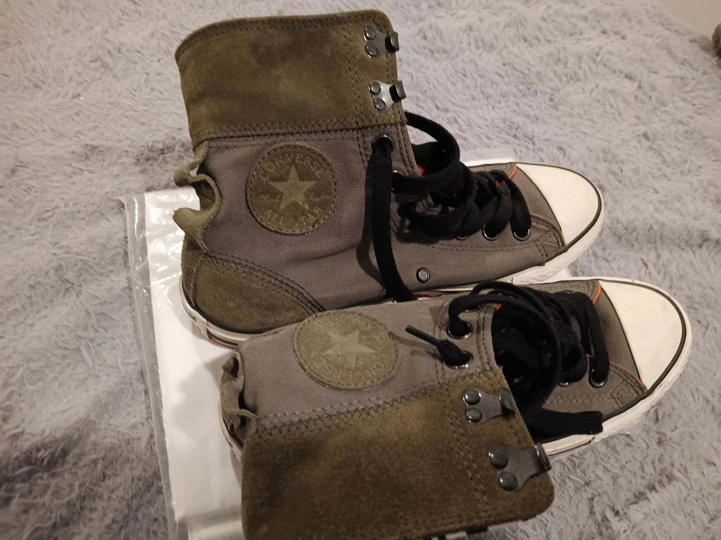 Converse All Star High-Top Sneakers Olive