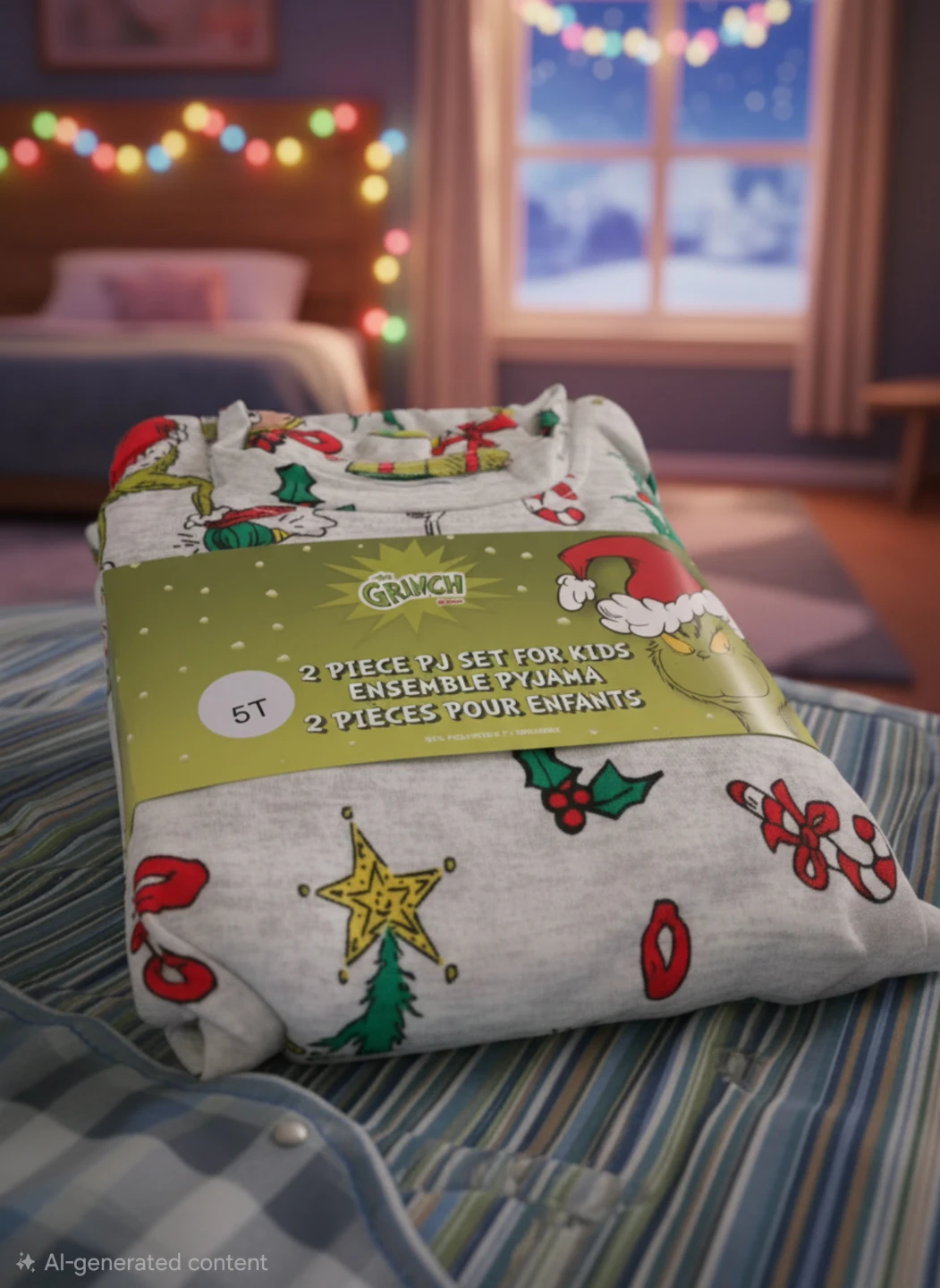 The Grinch Kids 2-Piece PJ Set