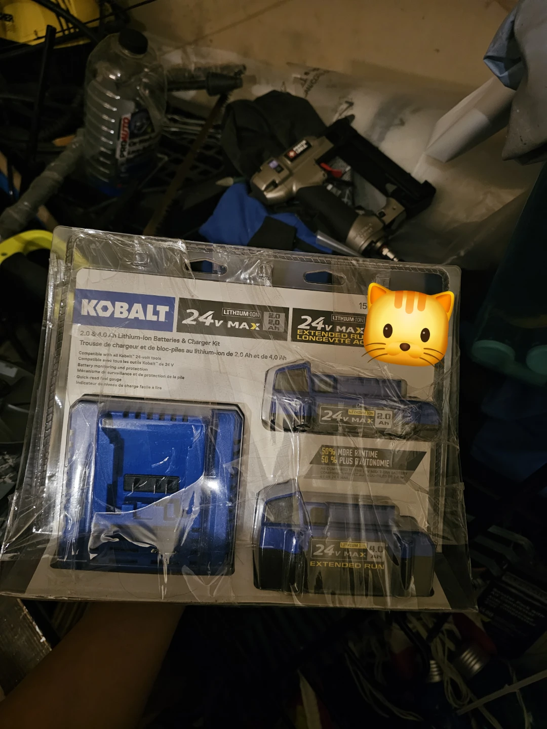 Kobalt 24V Max 2.0 & 4.0 Ah Battery and Charger Kit