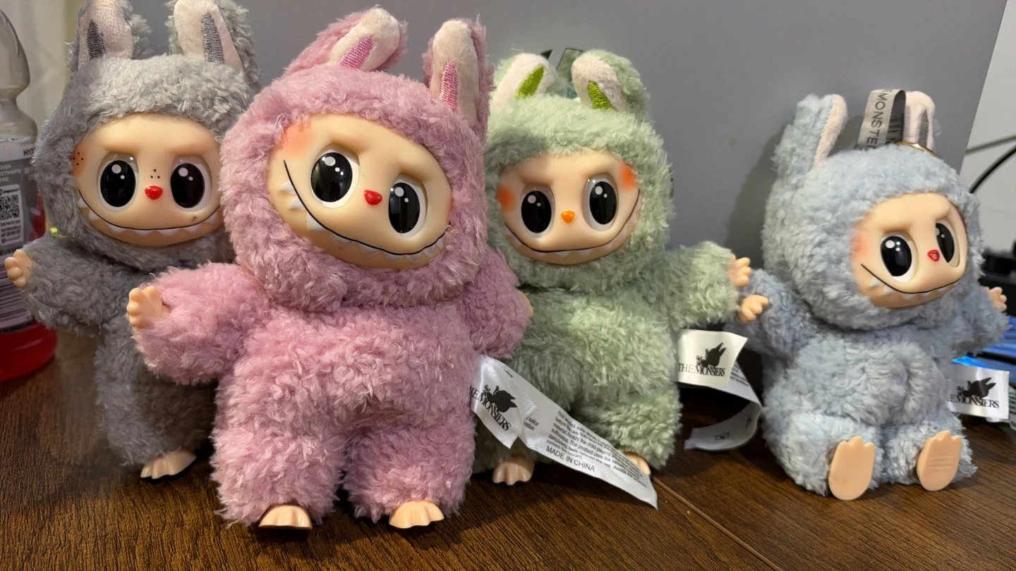 The Monsters Labubu Plush Keychains