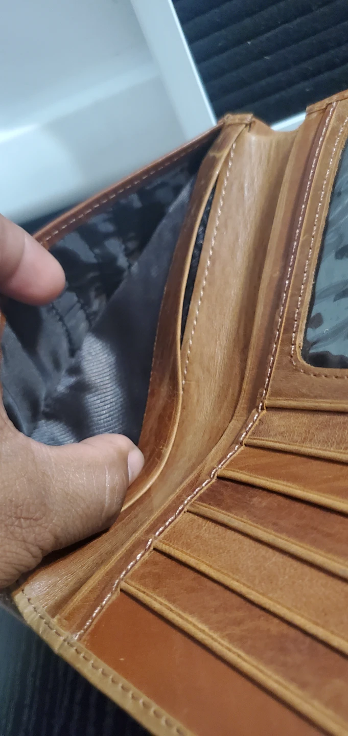 HUGO BOSS Brown Leather Long Wallet - photo 5