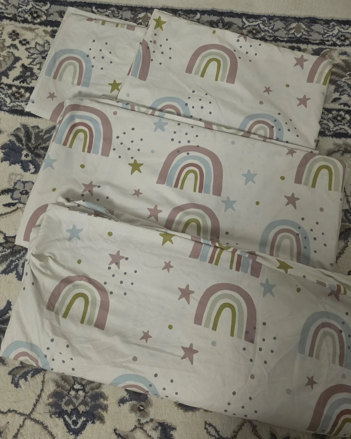 Full Size Rainbow Sparkles Bed Sheet Set - photo 2