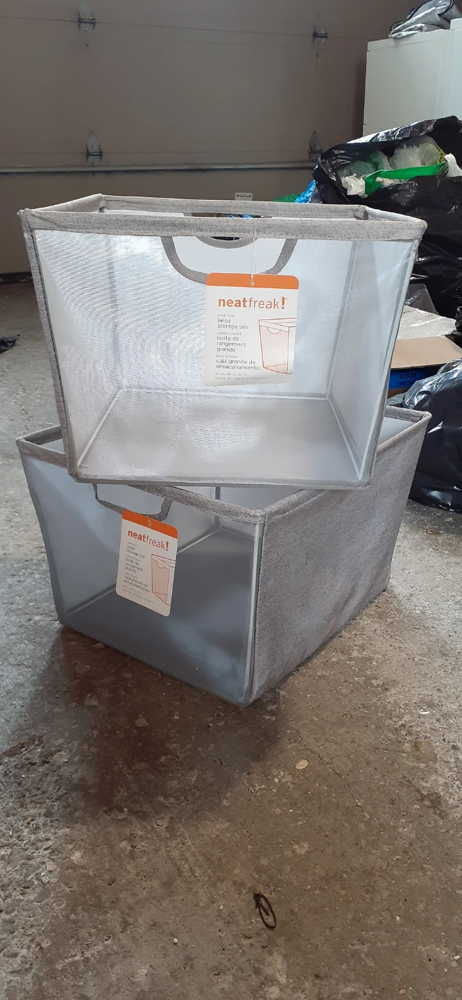 2 Neatfreak Large Storage Bins