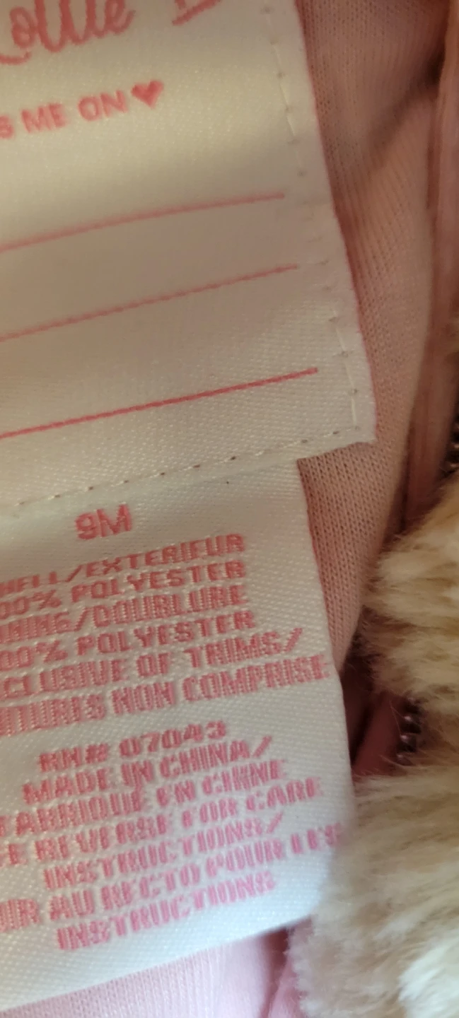 Liv & Lottie Faux Fur Snowsuit 9M - photo 4