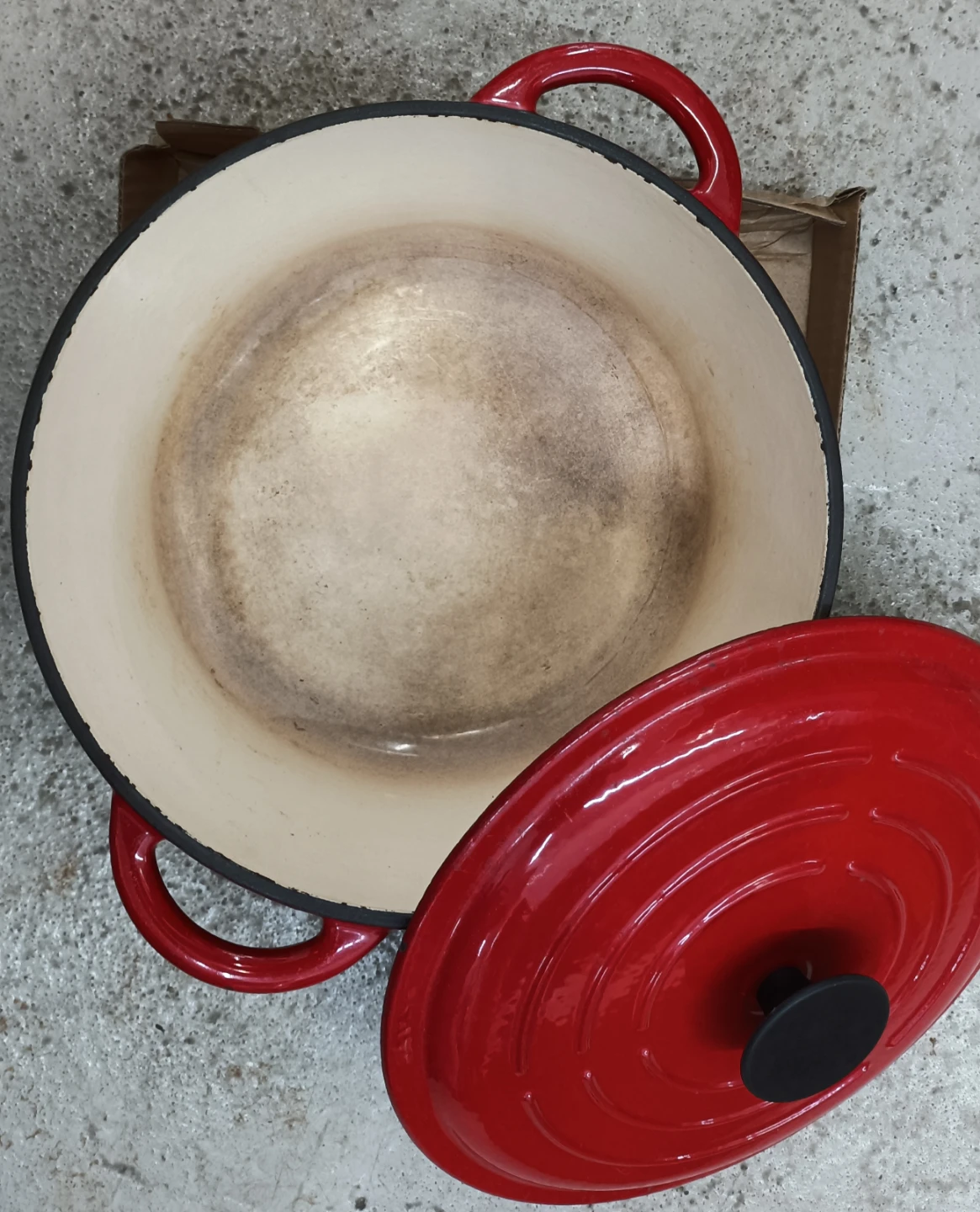 5qt Enameled Cast Iron Pot - photo 2