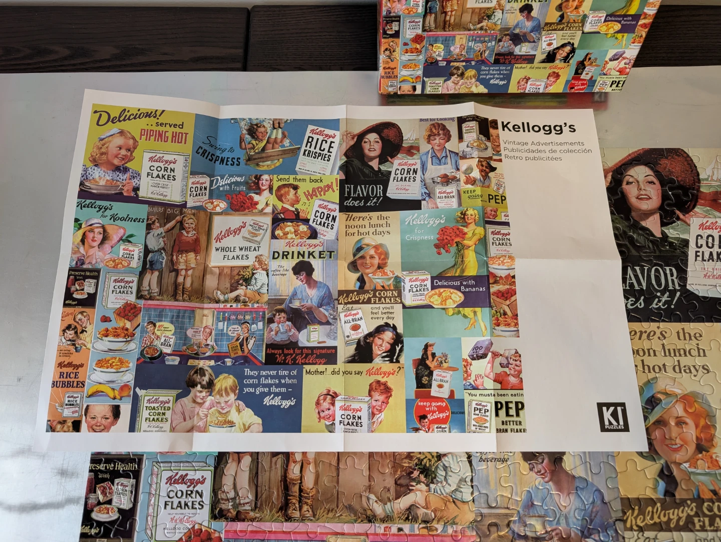 Vintage Kellogg's 550 Piece Jigsaw Puzzle 🧩 - photo 3