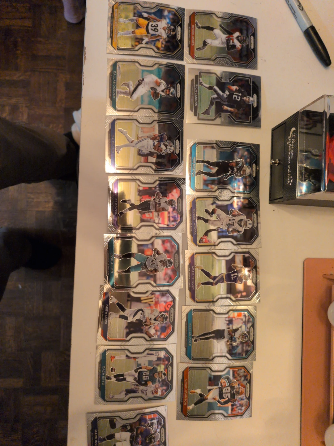 Collection of Panini Prizm NFL Football Cards