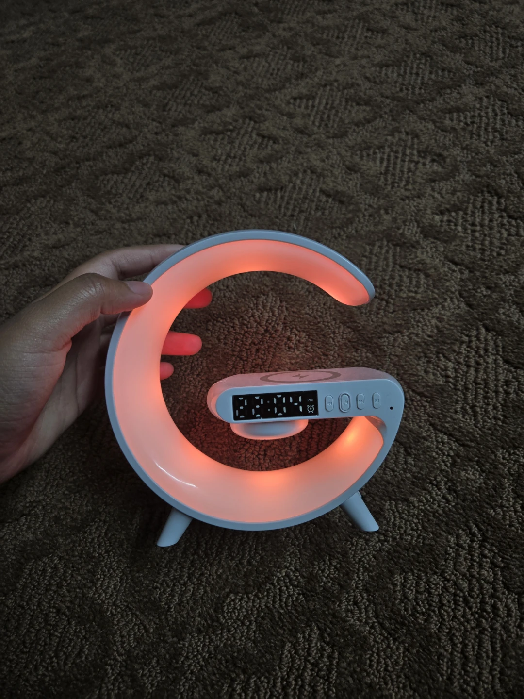 Smart LED Alarm Clock + Wireless Charging + Sound Machine (G63 - photo 3