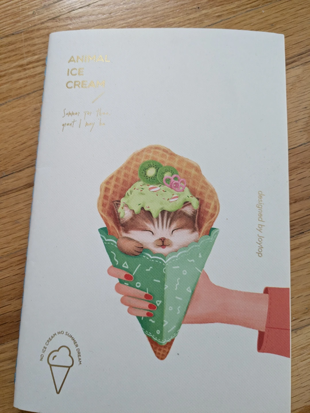Joytop Animal Ice Cream A5 Notebook