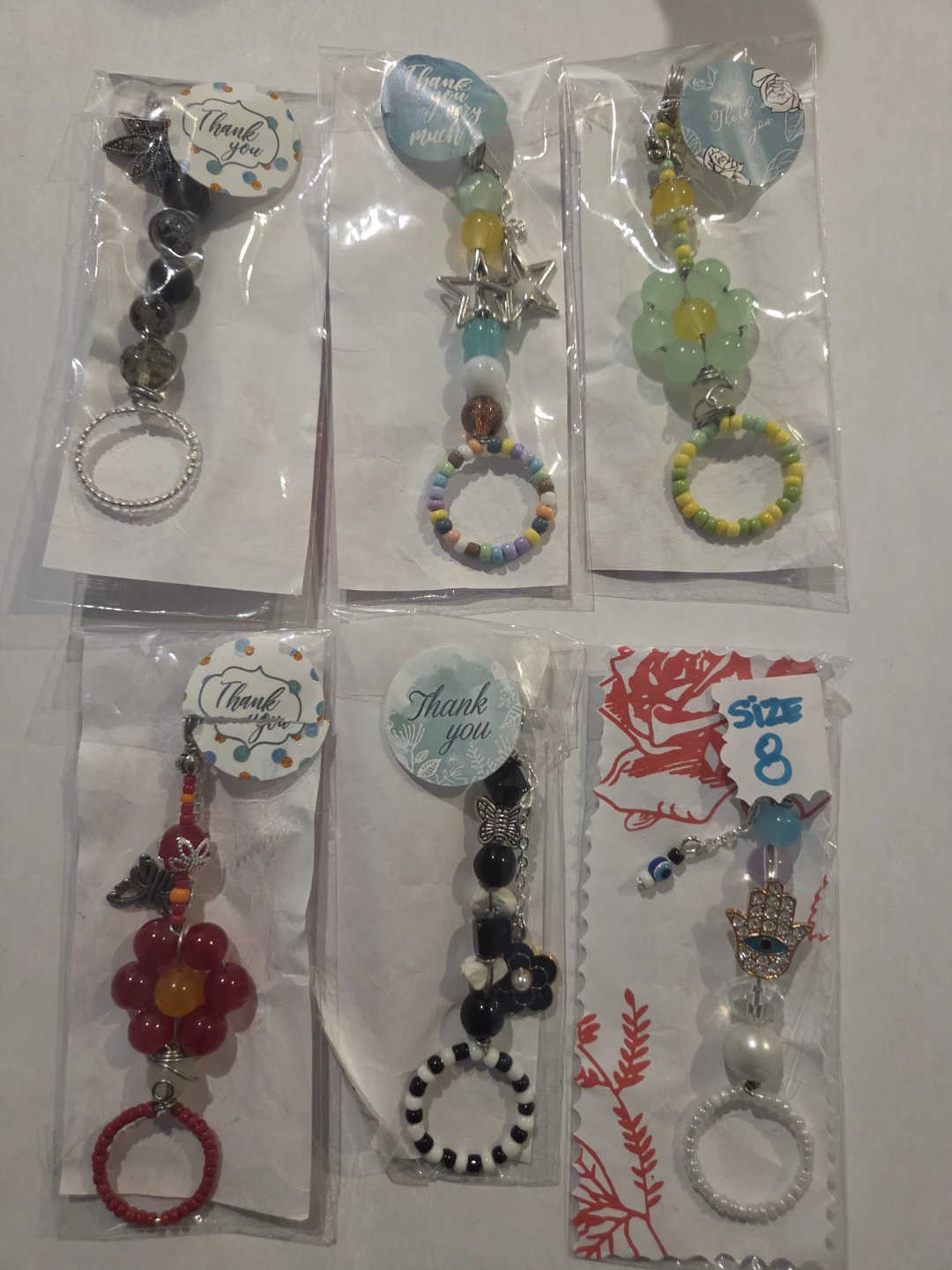 Handmade Beaded Ring Holders