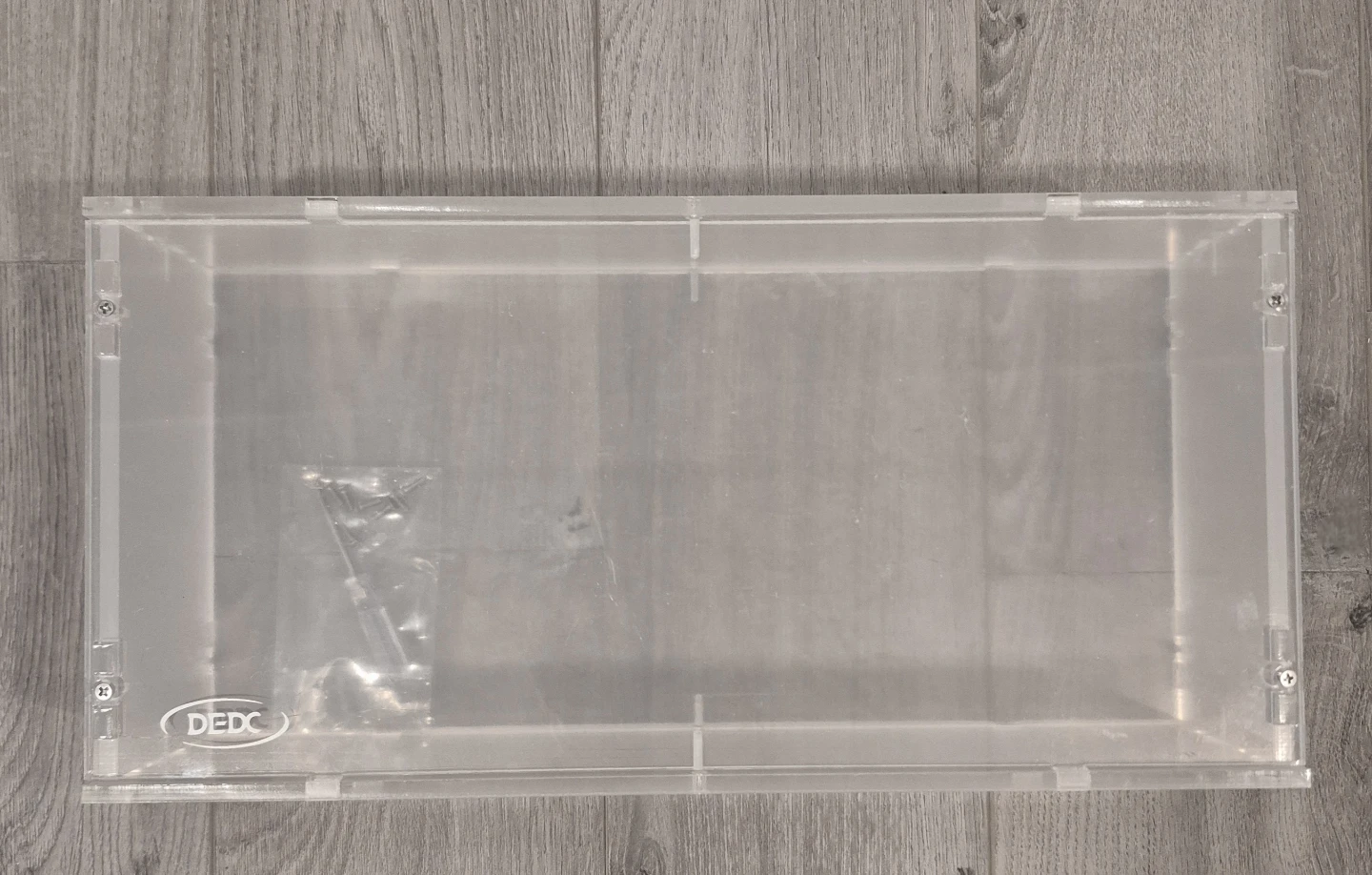 DEDC Clear Acrylic Display Case 6mm Thickness 13"x 7"x3" - photo 3