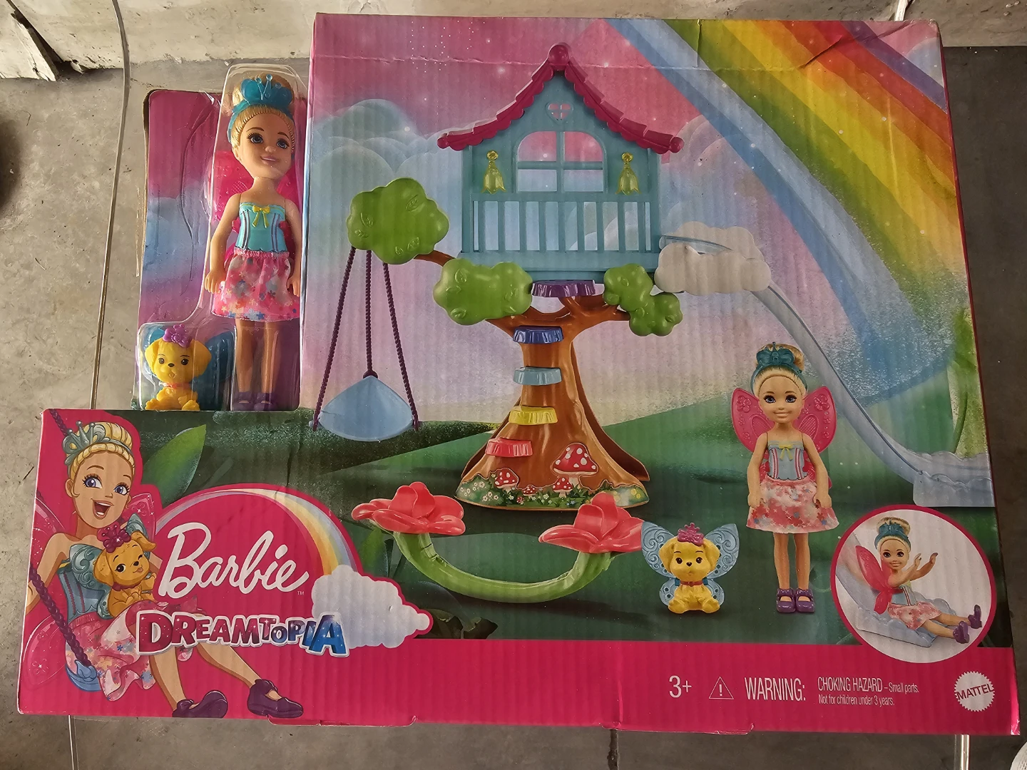 Mattel Barbie Dreamtopia Fairy Chelsea Doll & Treehouse Playset