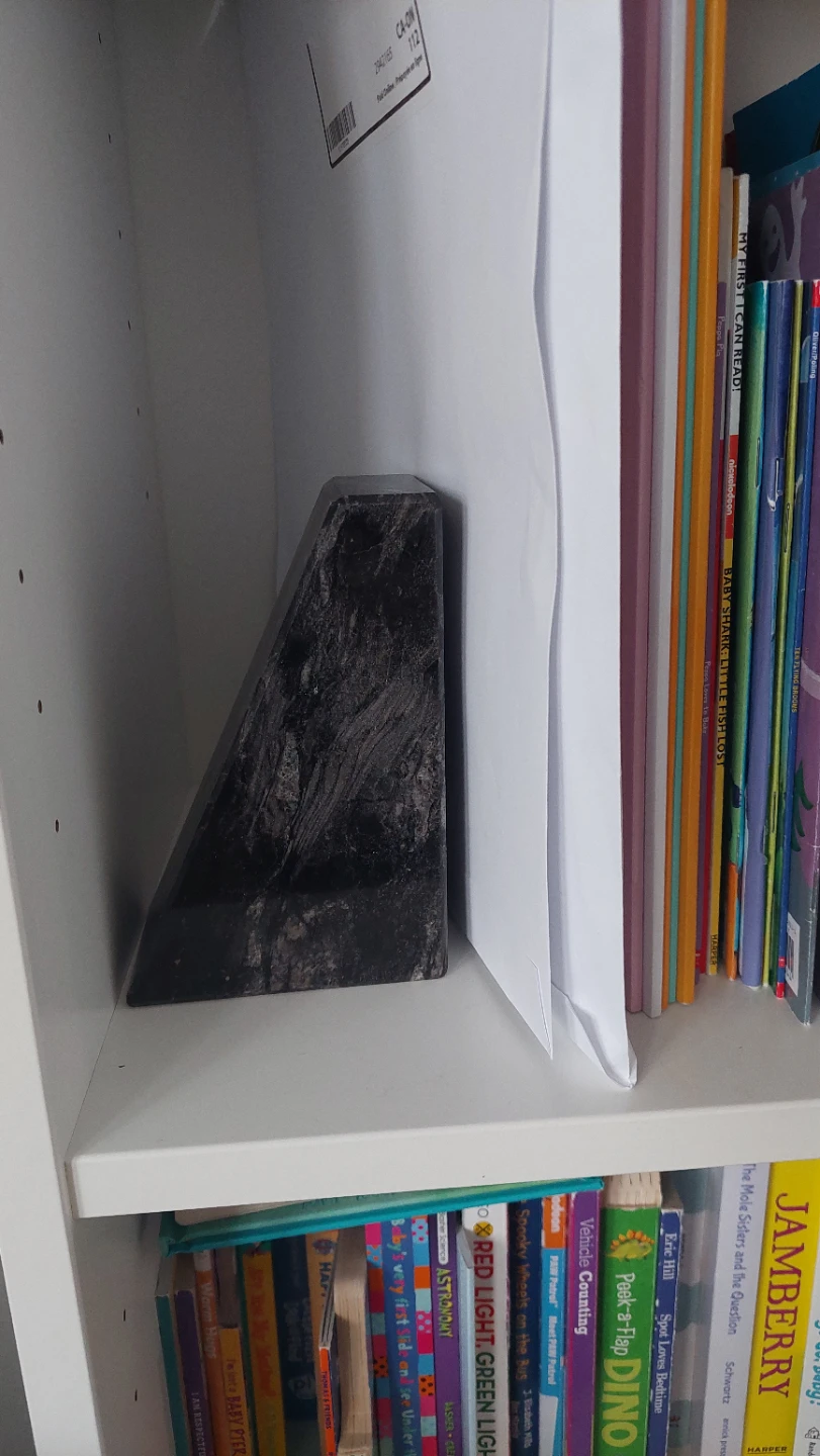Black Marble Bookend