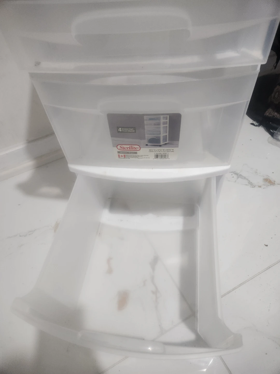 Sterilite 4-Drawer Medium Cart - photo 4