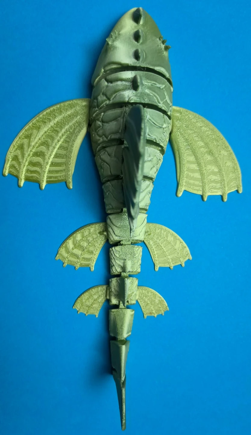 3D Printed Articulated Fish Figure - photo 2