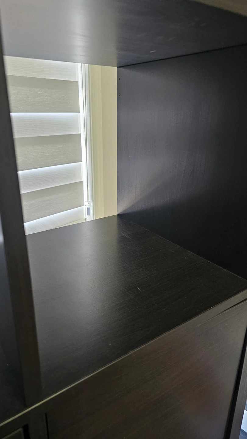 IKEA KALLAX 8-Cube Shelf with 2 Doors & 2 Bins - photo 4