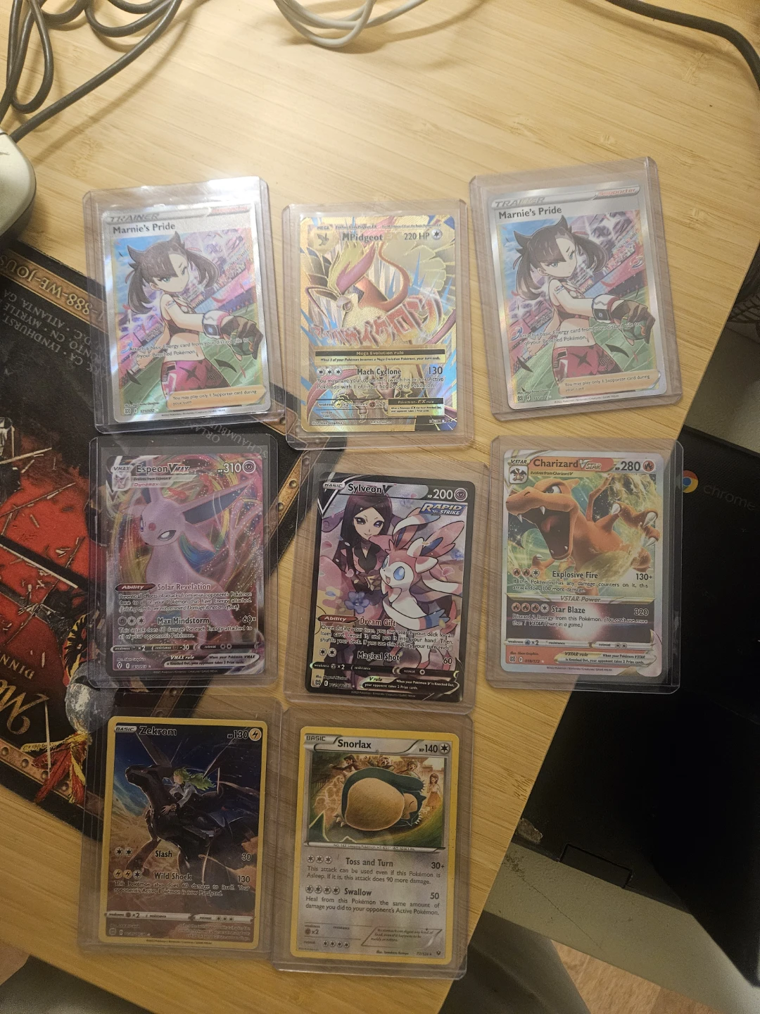 Lot of 8 Assorted Pokemon Trading Cards