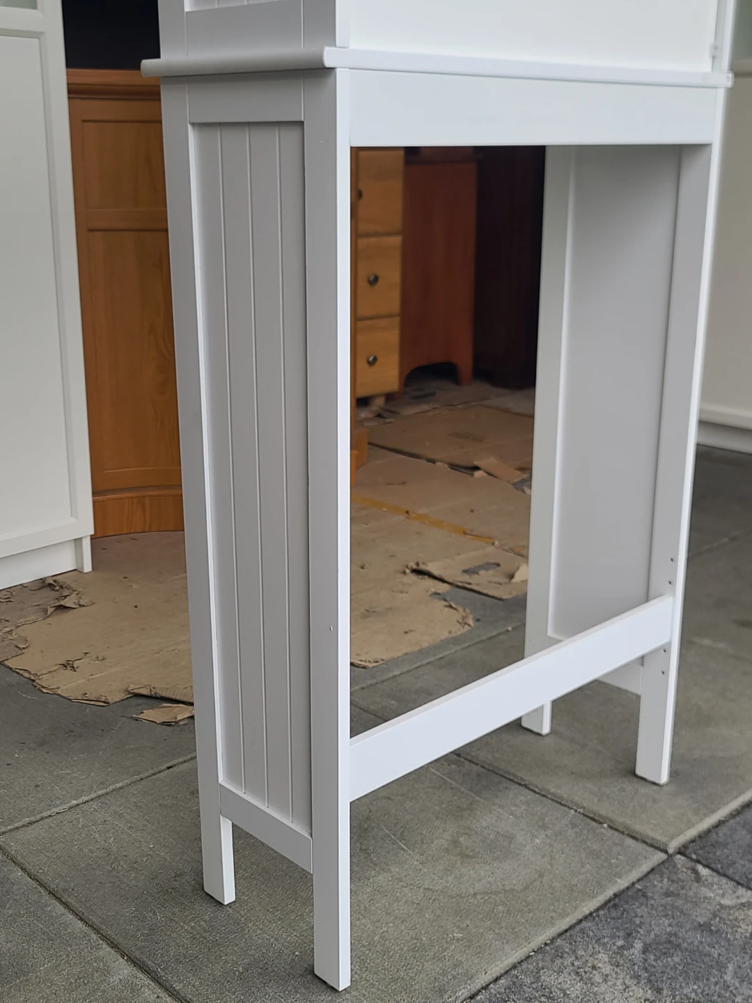 White Bathroom Over-the-Toilet Storage Cabinet - photo 5