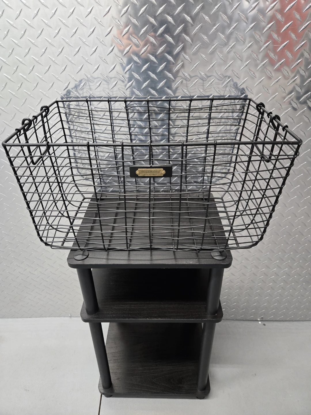 Hearth & Hand Large 18” Black Wire Storage Basket