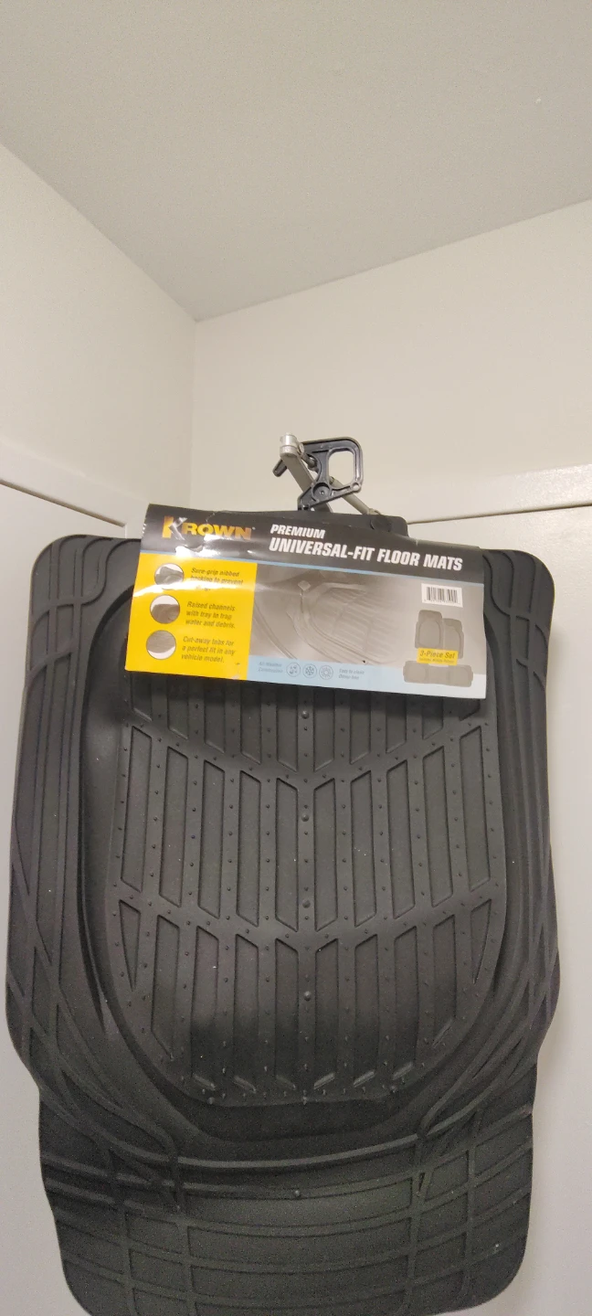 Krown Premium Universal-Fit Floor Mats - 3-Piece Set