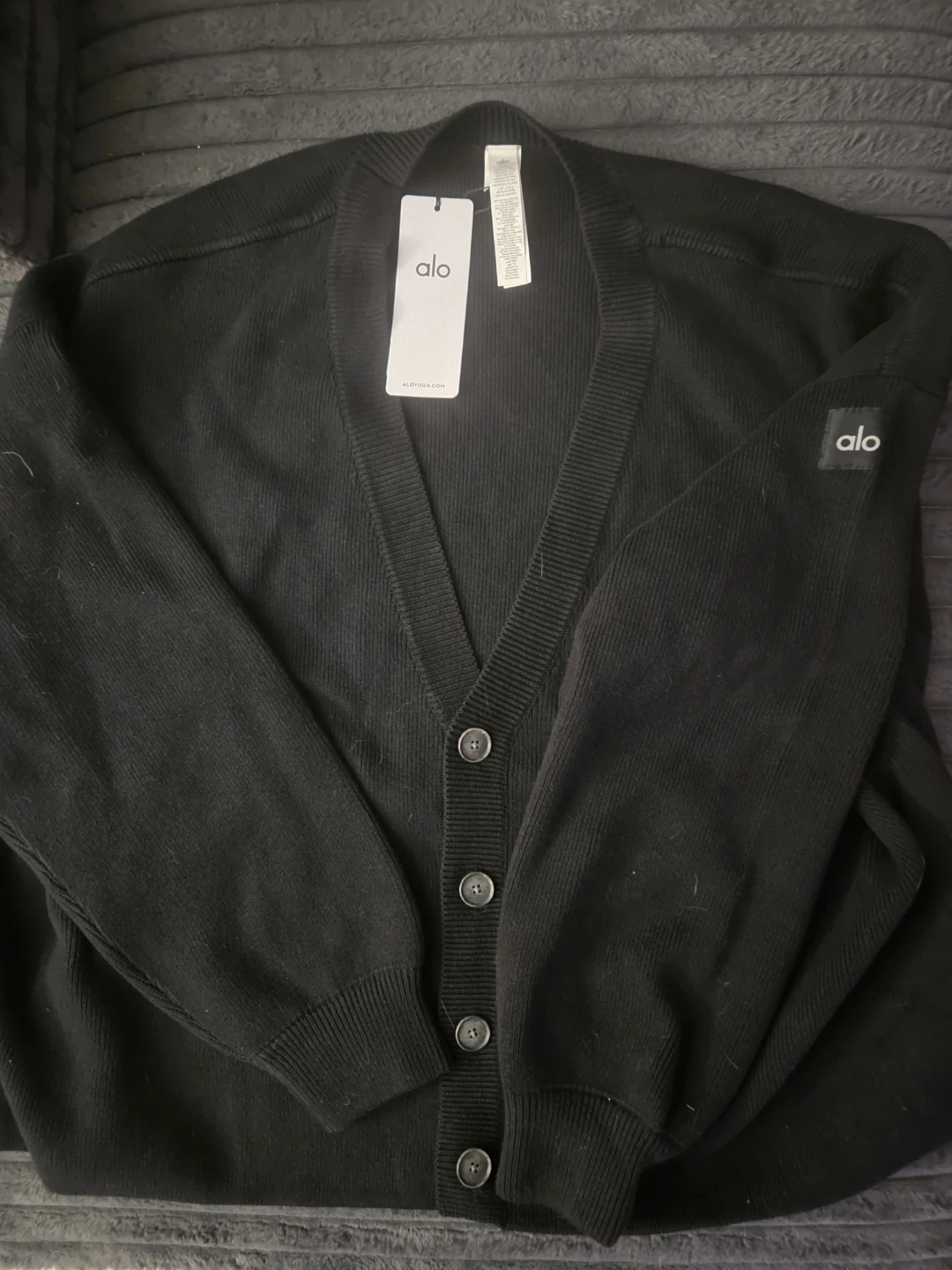 Alo Yoga Black Cardigan