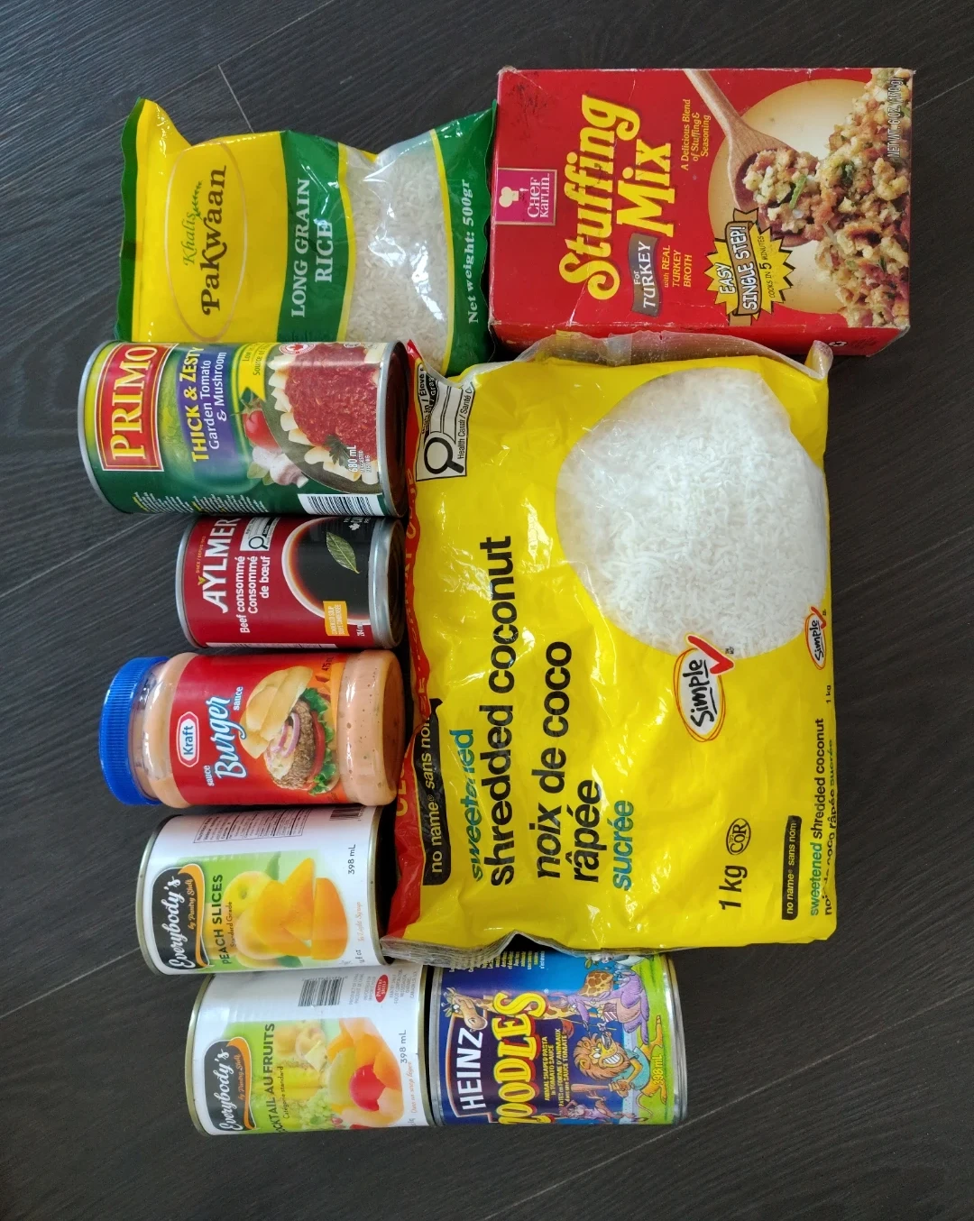 Assorted Pantry Lot (9-pc)