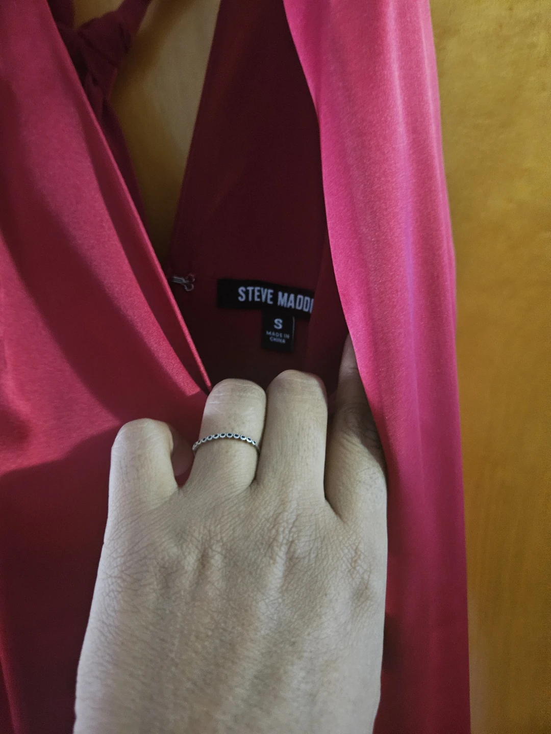 Steve Madden Red Satin Dress - photo 3