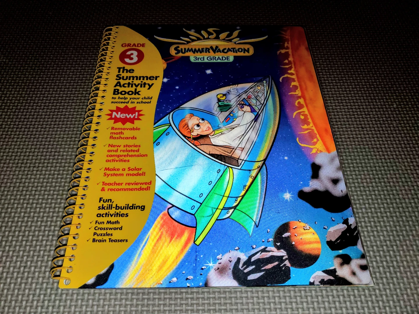 Summer Vacation 3rd Grade Activity Book