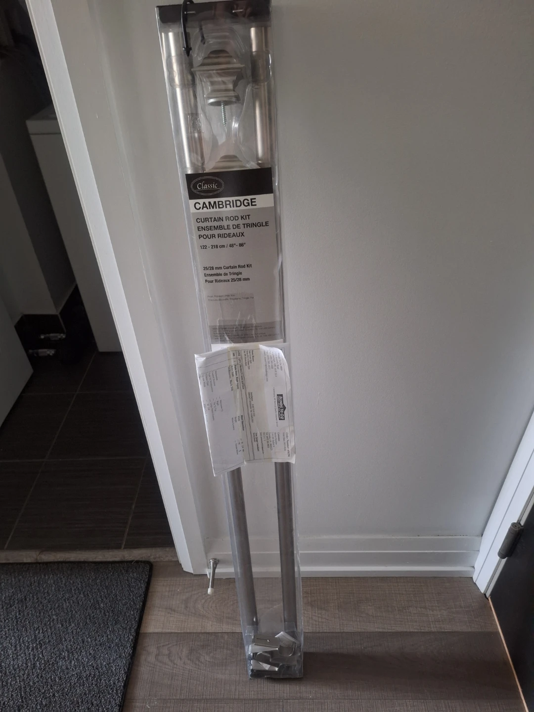 Classic Cambridge Curtain Rod Kit 122cm - 218cm - photo 2