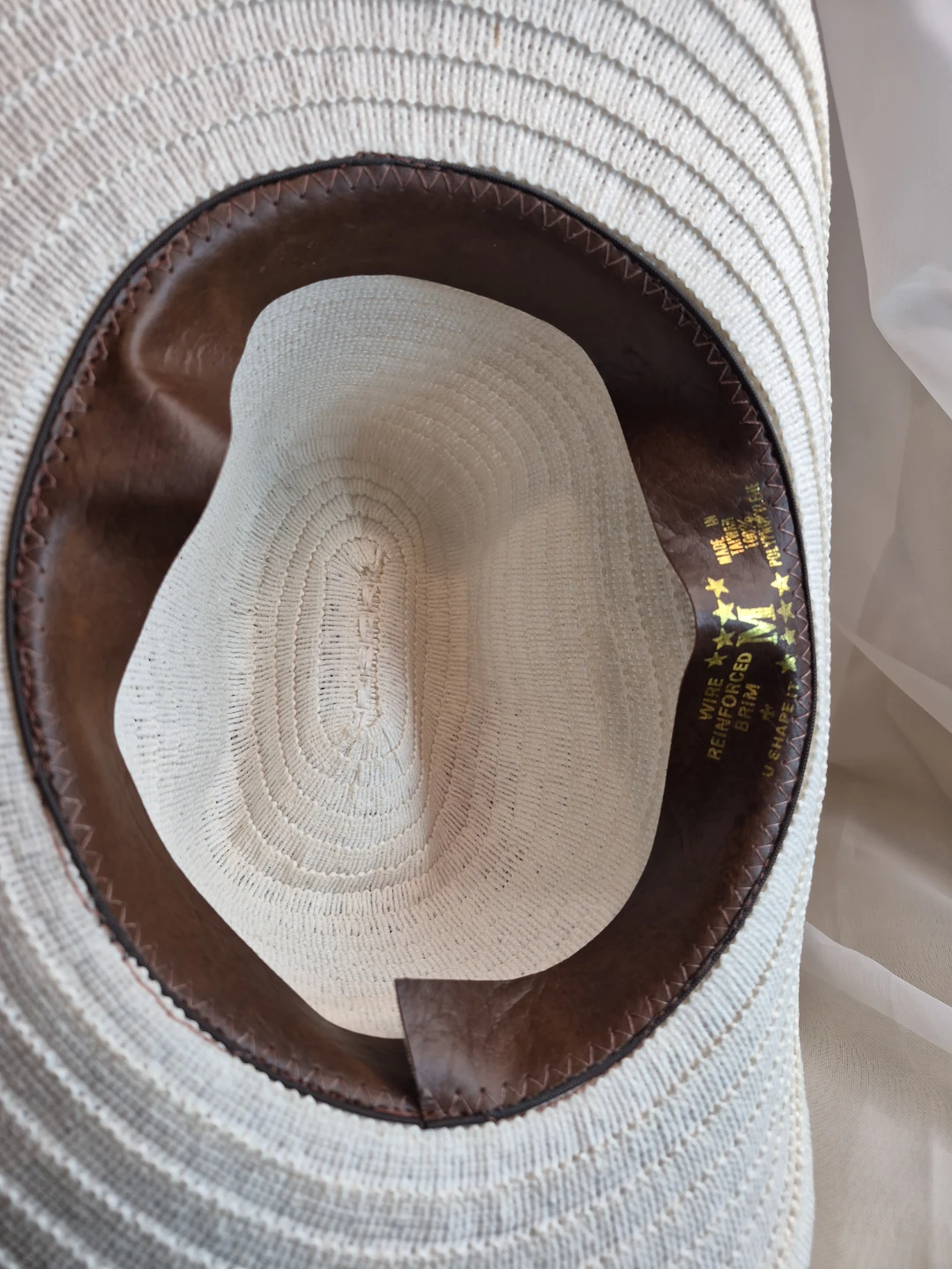Wire Reinforced Brim U Shape it Size Med Cowboy Hat - photo 3