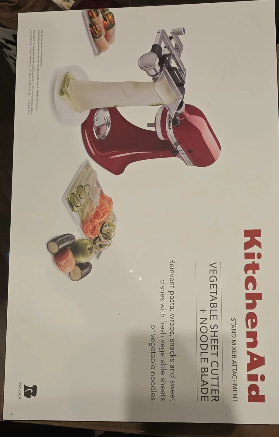 KitchenAid Vegetable Sheet Cutter + Noodle Blade Attachment