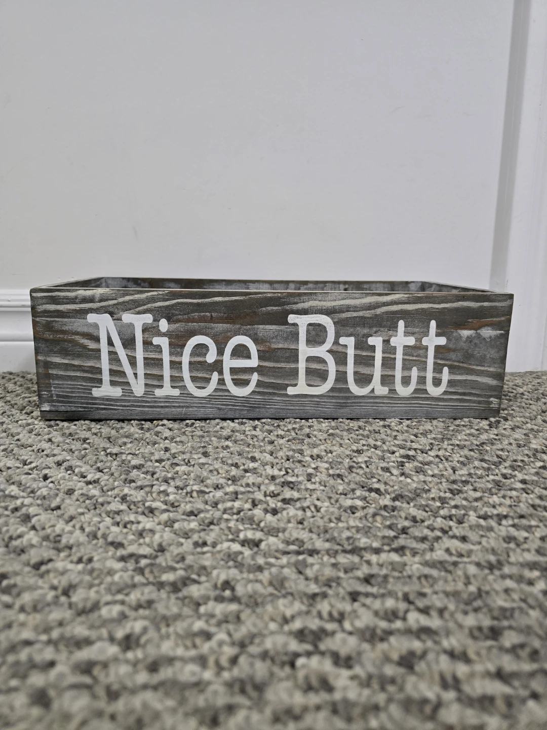 Rustic Bathroom Storage Crate - photo 3