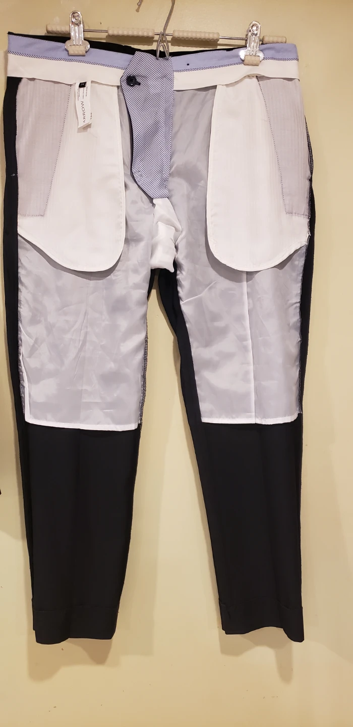 Arrow tailored 36/28 deep navy blue men's  Suit Set - photo 5