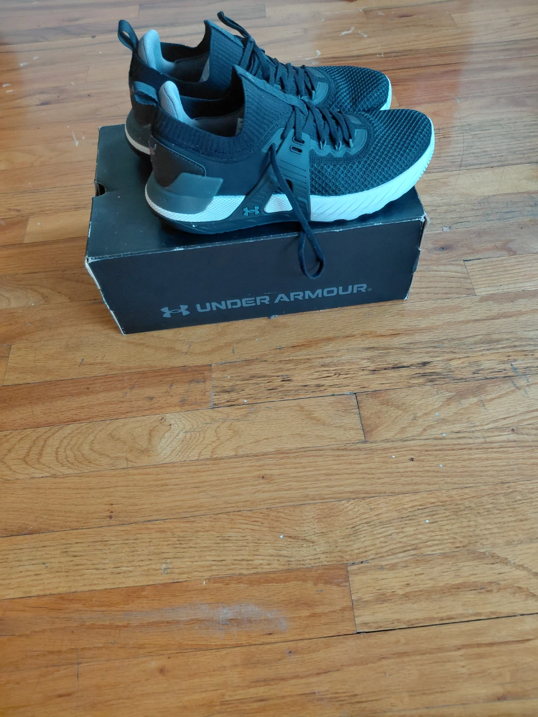 Brand New Under Armour Project Rock 4 Black Shoes Size 10 - photo 4