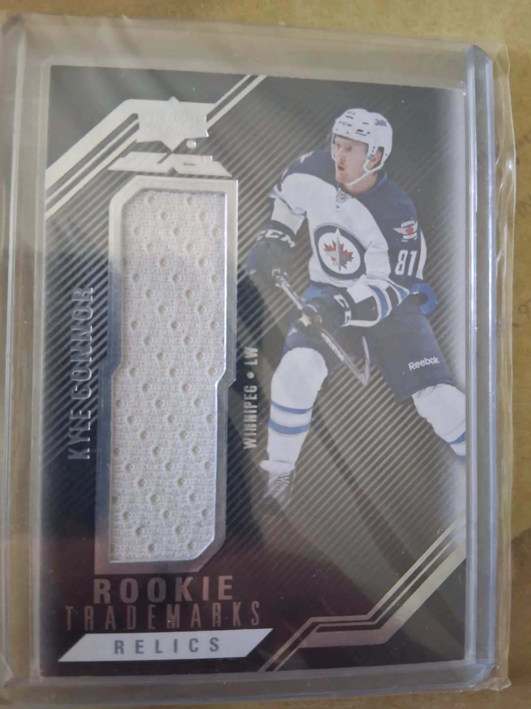2016-17 Upper Deck Black Kyle Connor Rookie Trademarks Relic